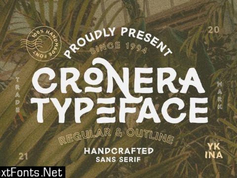 Cronera - Handcrafted Typeface