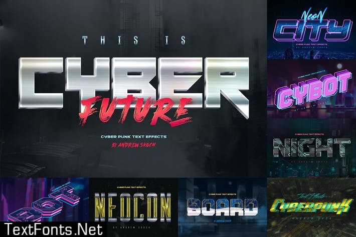 Cyberpunk Text Effects R6GZK5W