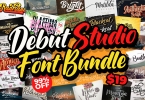 Debut Studio Font Bundle