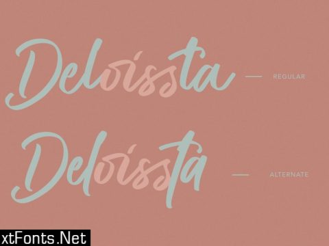 Deloissta Script Font 5952146