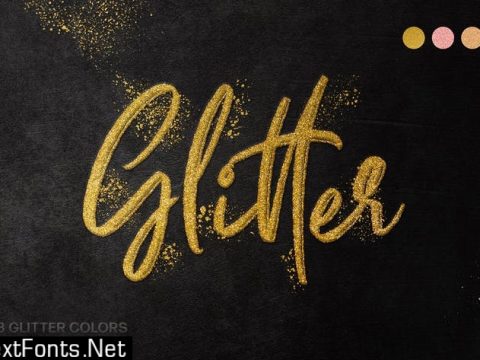 Fancy Glitter Text Effect