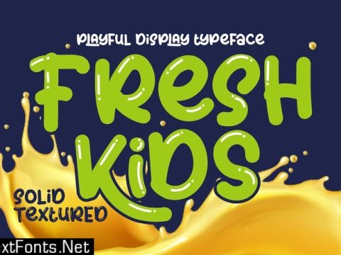 Fresh Kids - Fun Display Font