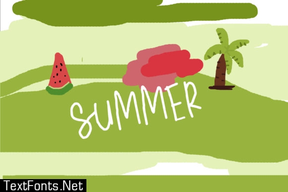 Fresh Watermelon Font