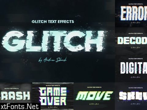 Glitch Text or Logo Effects