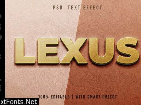 Golden Text Effect Editable UNQDH7U