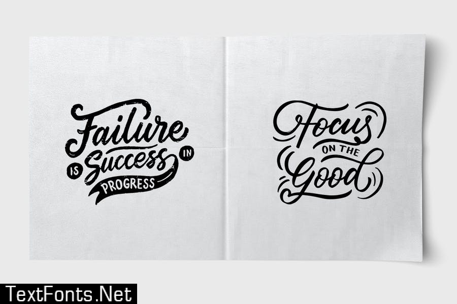 Hand Lettering Quotes About Success