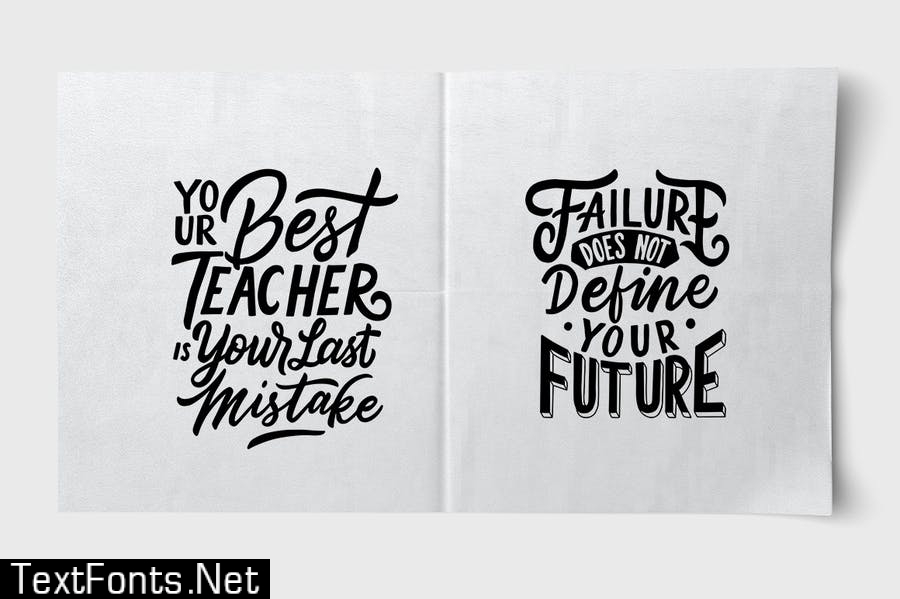 Hand Lettering Quotes About Success