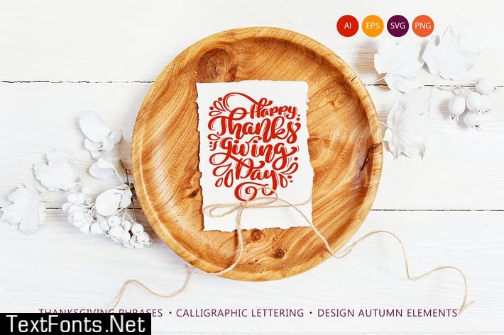 Happy Thanksgiving Vector Pack