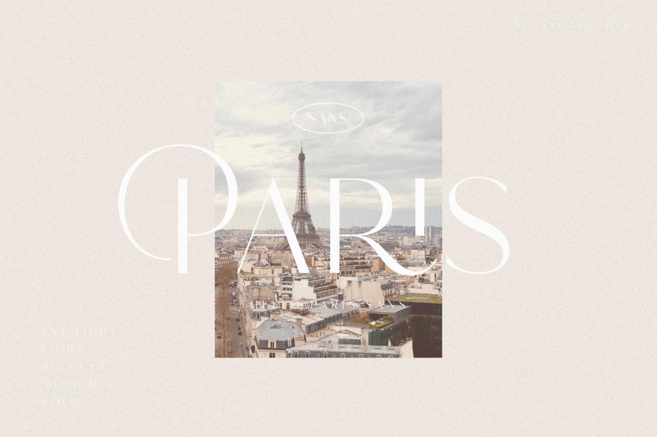 Hello Paris - Modern Elegant Sans