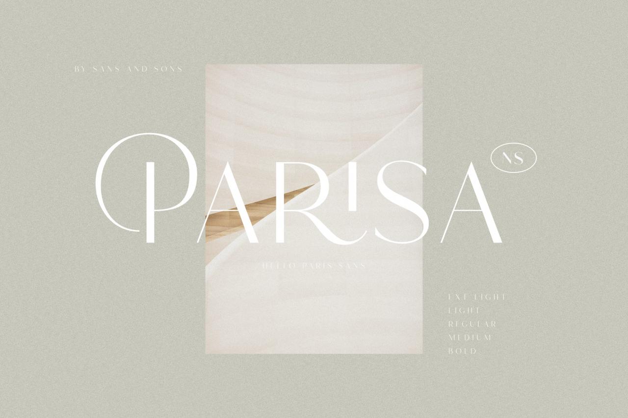 Hello Paris - Modern Elegant Sans