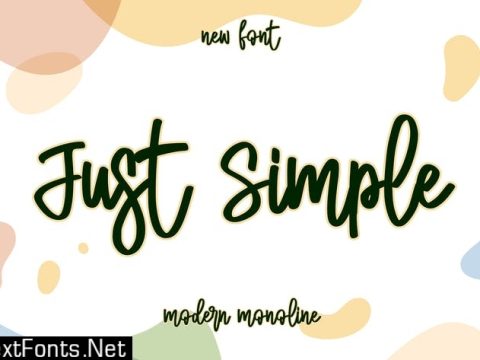 Just Simple Font