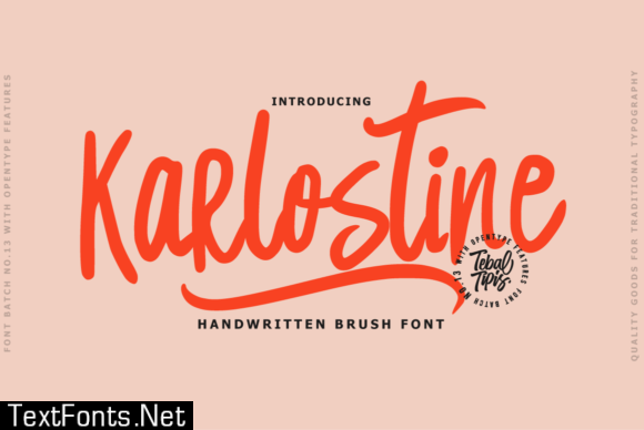 Karlostine Font