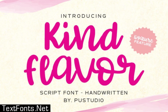 Kind Flavor Font