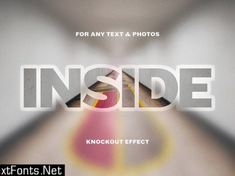 Knockout Blur Text Effect