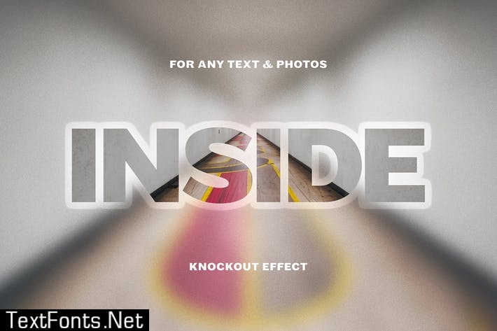 Knockout Blur Text Effect