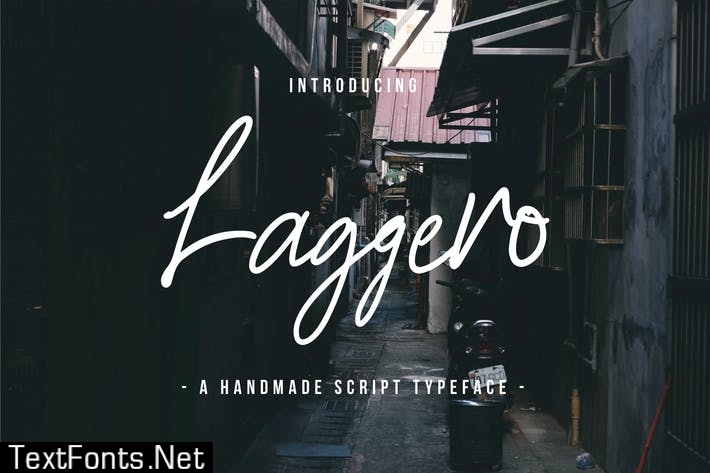 Laggero - A Handmade Script Typeface