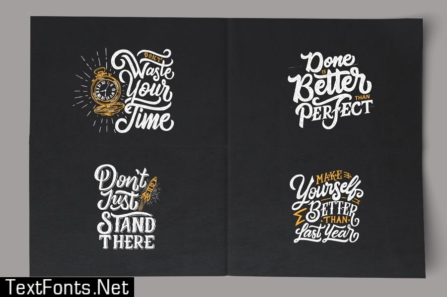 Lettering Motivational Quotes SVG Bundle