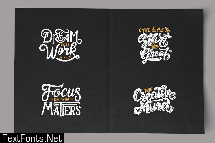 Lettering Motivational Quotes SVG Bundle