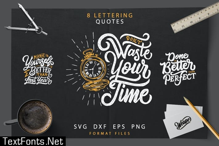 Lettering Motivational Quotes SVG Bundle