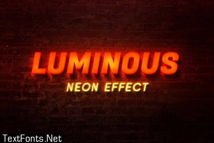 Luminous Neon Text Effect