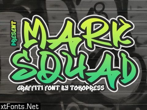 MARK SQUAD - Graffiti font