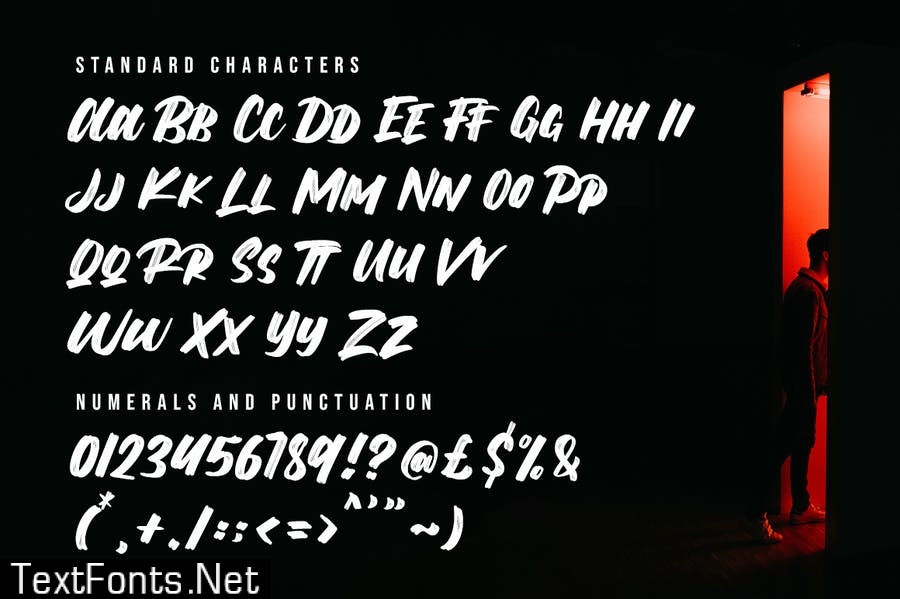 Mega Brush - Brush Font