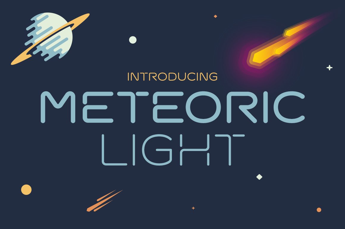 Meteoric Light Font