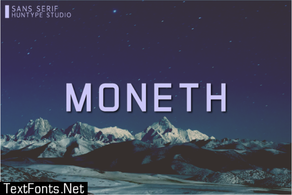 Moneth Font