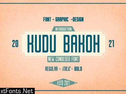 MS - Kudu Bakoh Display Font