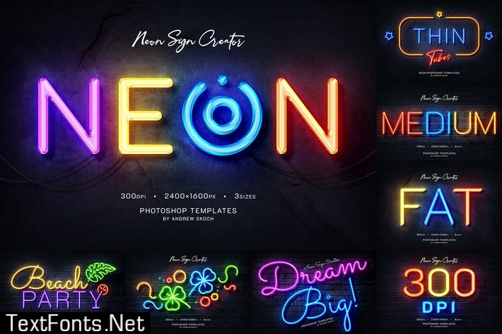 Neon Wall Logo Creator