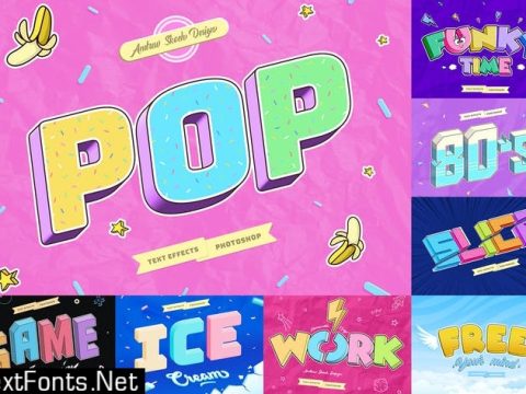 Pop Art Text Effects