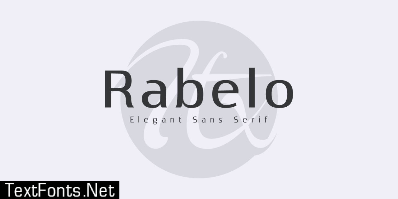 Rabelo Bold Font