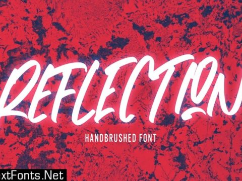 Reflection - Handwritten Font