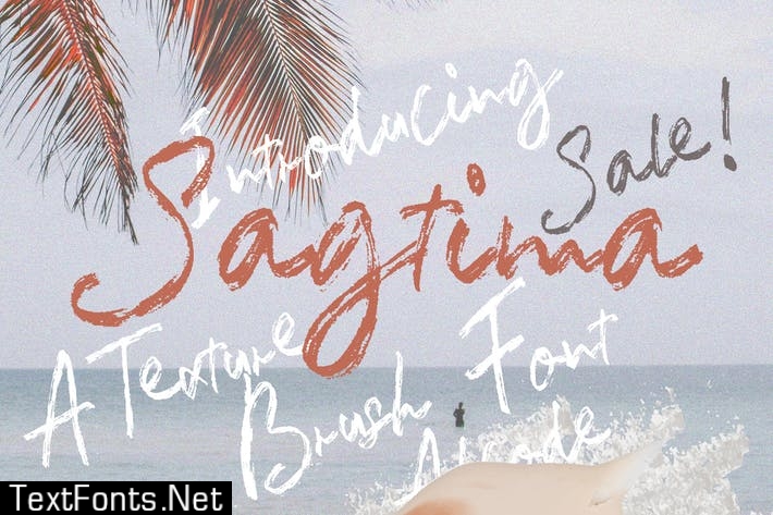 Sagtima Brush Font