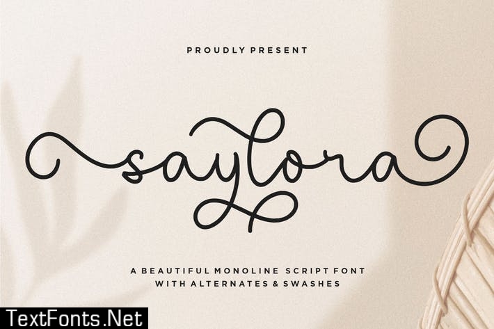 Saylora Script Font YH