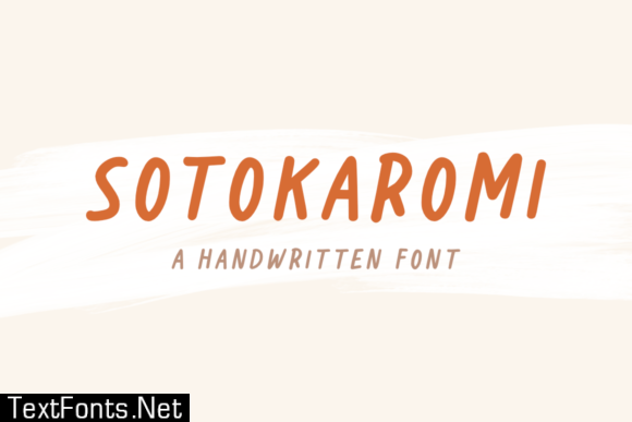 Sotokaromi Font