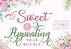 Sweet and Appealing Font Bundle