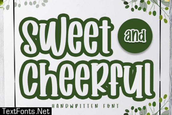 Sweet and Cheerful Font