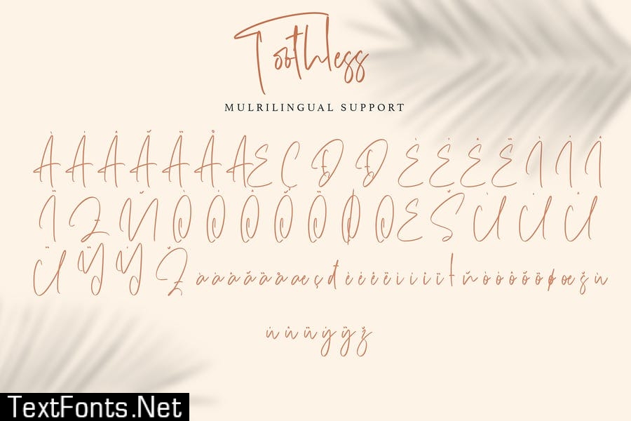 Toothless - Handwritten Font