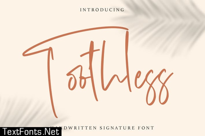 Toothless - Handwritten Font