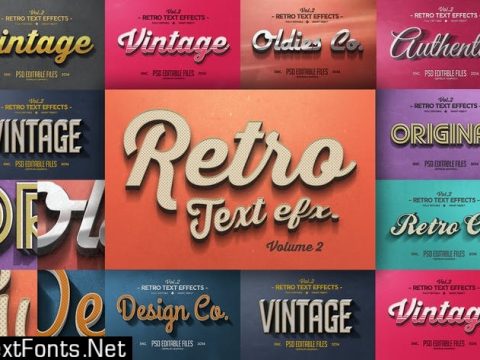 Vintage Text Effects Vol.2