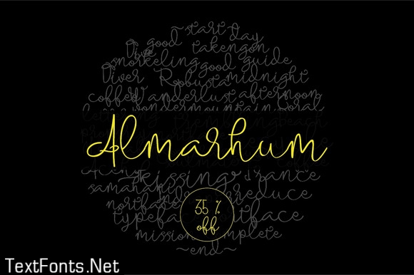 Almarhum Font