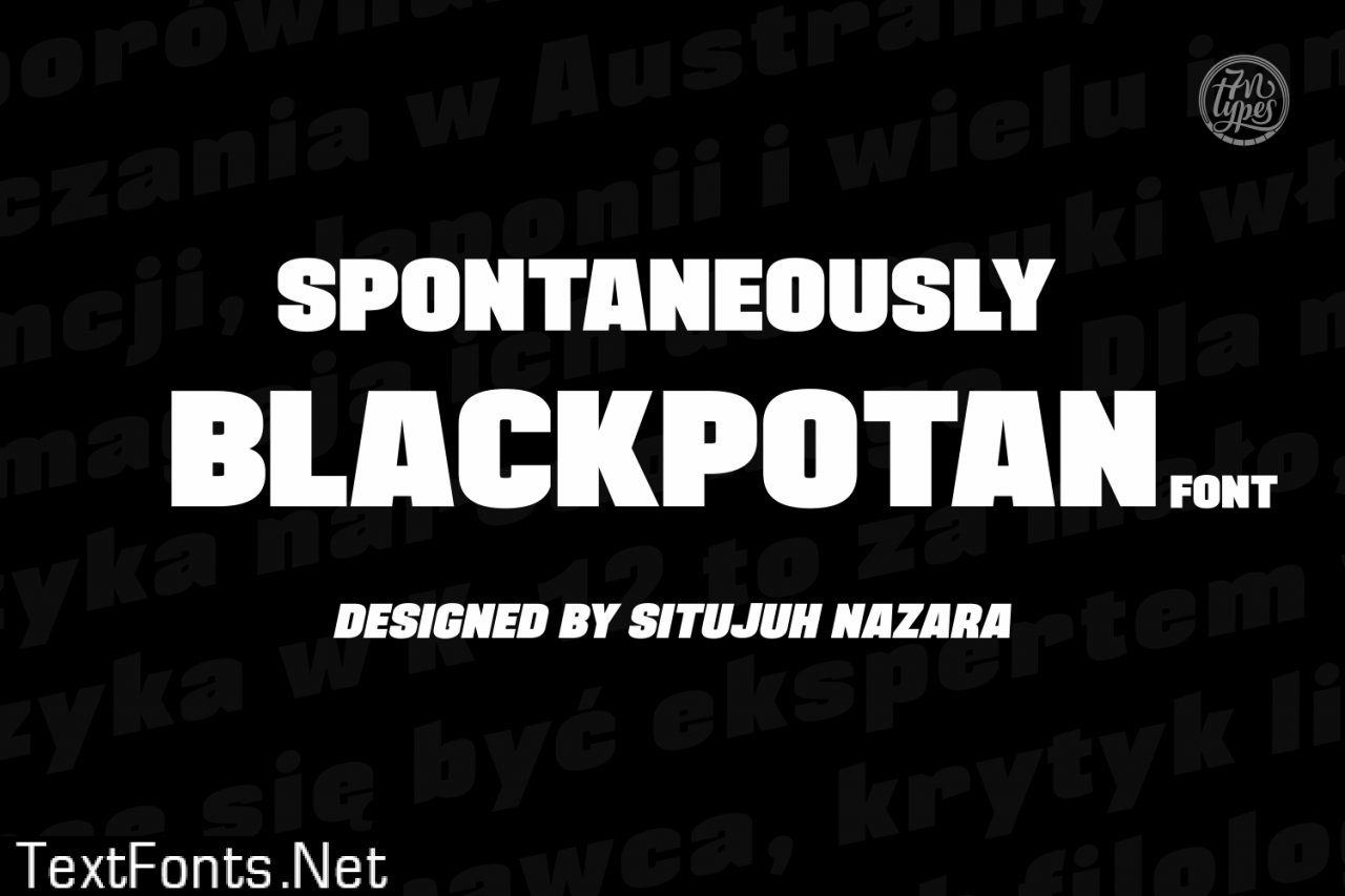 Blackplotan Font