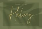 Heleny - Signature Script Font