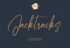 Jacktracks Signature Font