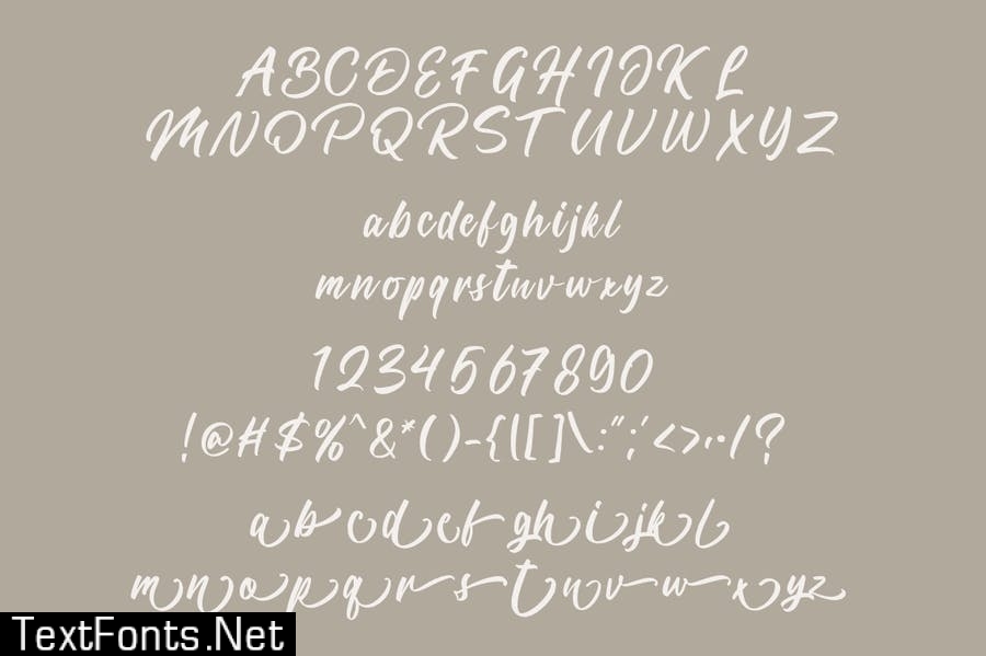 Morgen - Bold Brush Font