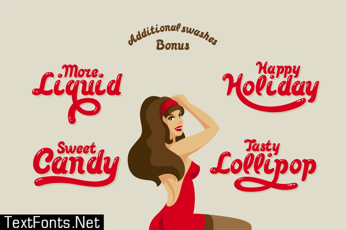 Pin-up Font
