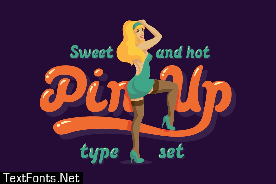 Pin-up Font
