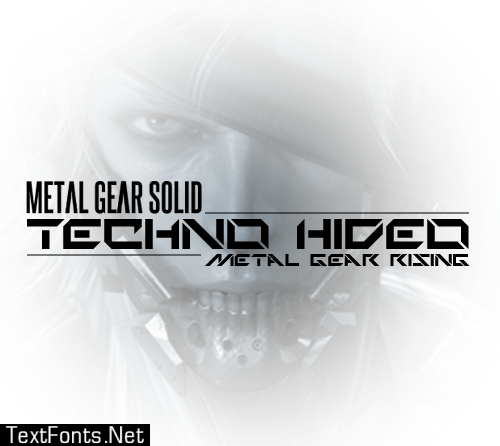 Techno Hideo Font