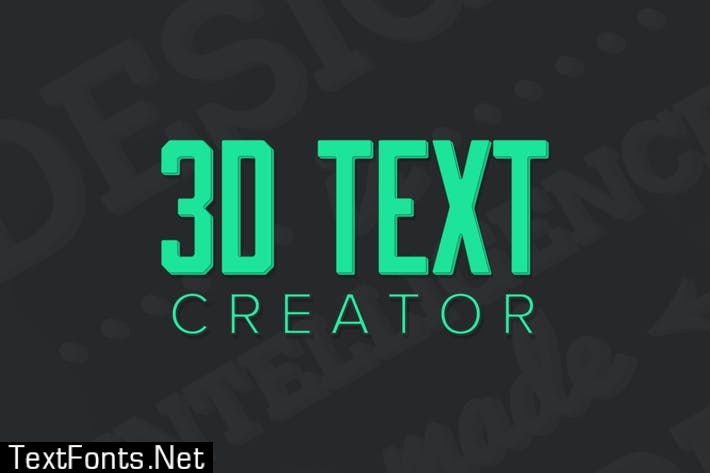 long 3d text creator